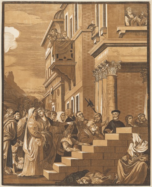 Presentation of the Virgin in the Temple (Center Panel), 1742.