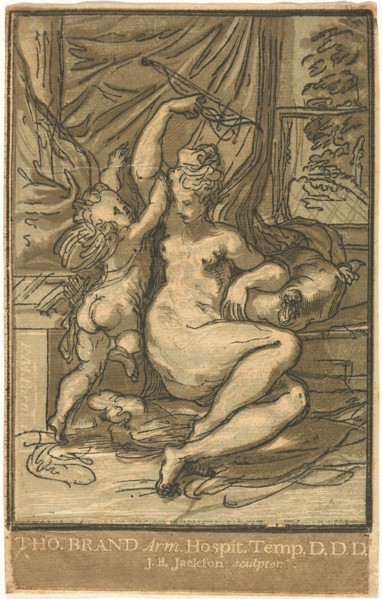 Venus and Cupid with a Bow, 1731.