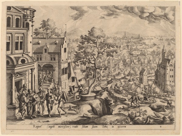 Tobias Arrives at the House of Raguel.