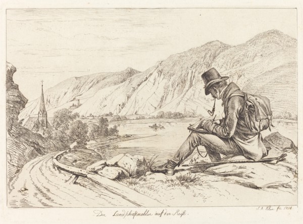 Der Landschaftmaler auf der Reise (The Landscape Painter on Tour), 1814.