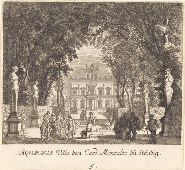 Villa Aquaviva, 1681.