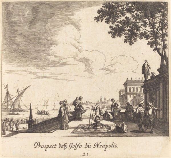 View of Gulf of Naples, 1681.