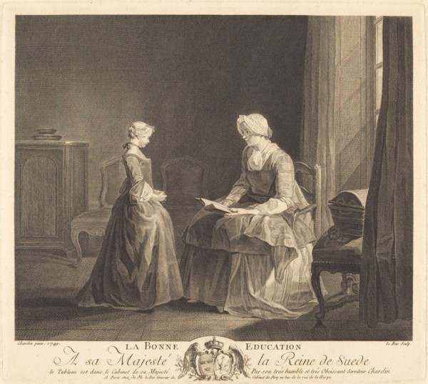 La Bonne education (The Good Education), 1757.
