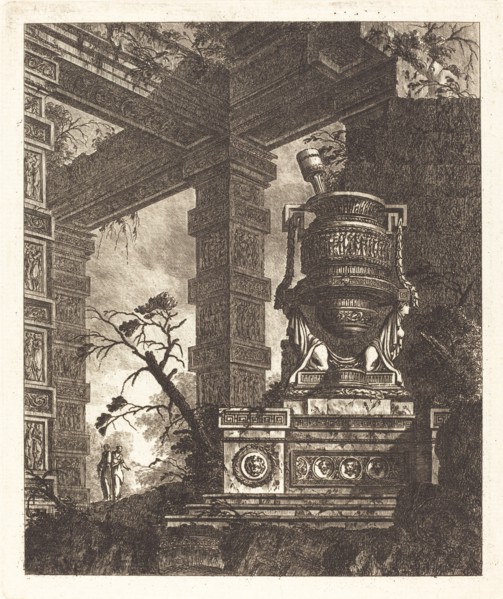 Vase Supported by Two Sphinxes, 1768.