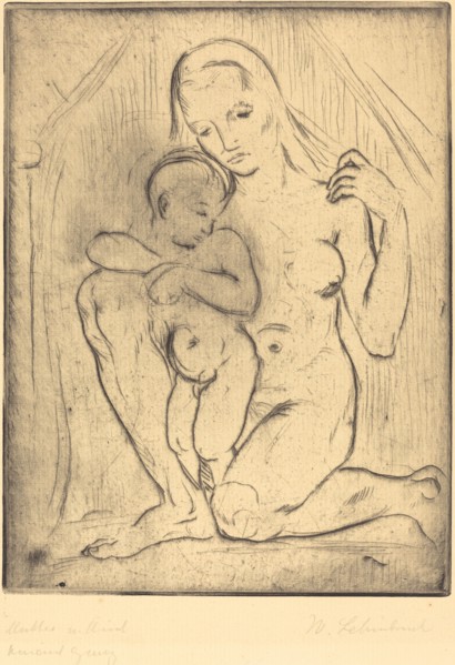 Mutter und Kind (Mother and Child), 1910.