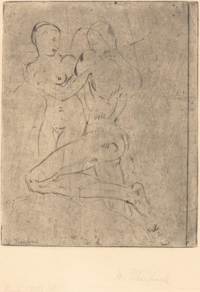 Rape II (Raub II, Weib halb), 1911.