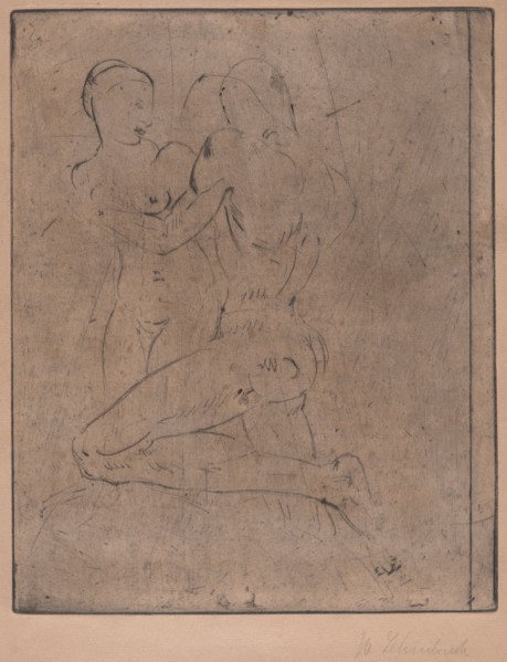 Rape II (Raub II, Weib halb), 1911.