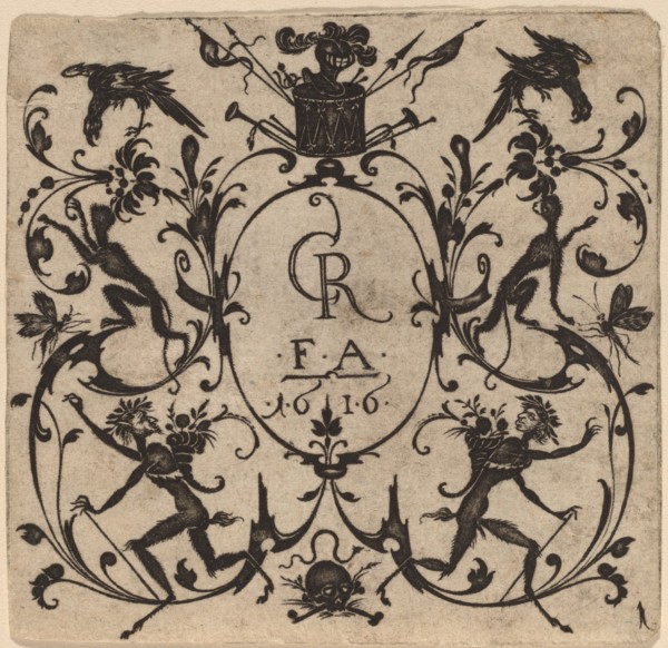 Ornament with Grotesque, 1616.