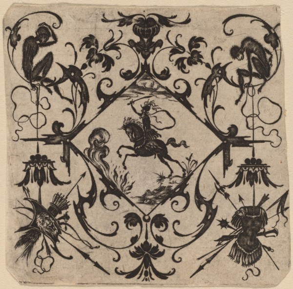 Ornament with Grotesque, 1616.