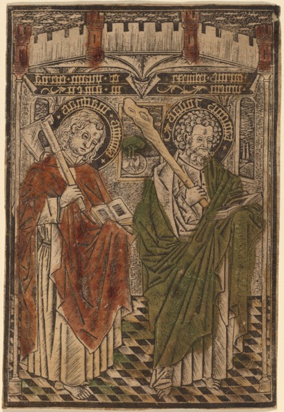 Saint Matthias and Saint Jude with Articles from the Credo, 1450/1460.