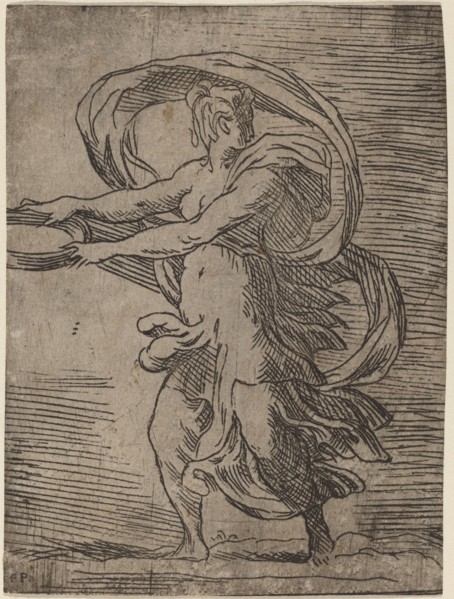 Woman Carrying a Tray, 1527/1530.