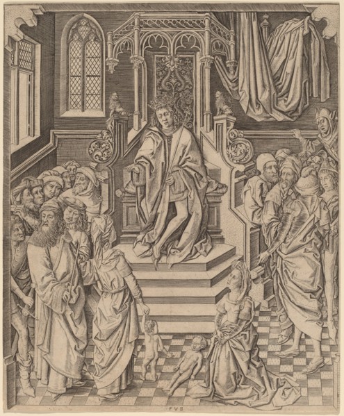 The Judgment of Solomon, c. 1480.