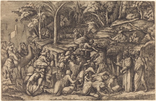 Moses Striking the Rock.