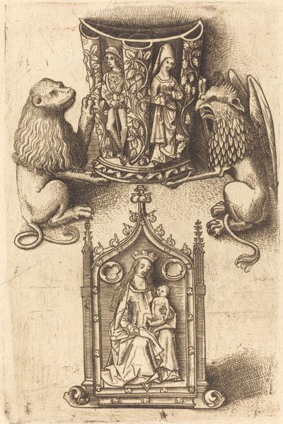 Design for a Beaker and a Pax, c. 1480.