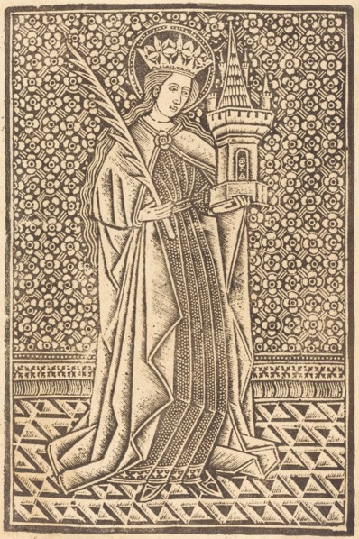 Saint Barbara, 1480 or after.