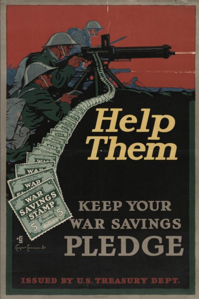 Help them - keep your war savings pledge, 1917. [Publisher: New York: American Lithographic Co.; Place: New York]