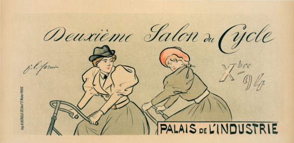 Affiche pour le "Salon du Cycle"., c1897. [Publisher: Imprimerie Chaix; Place: Paris]