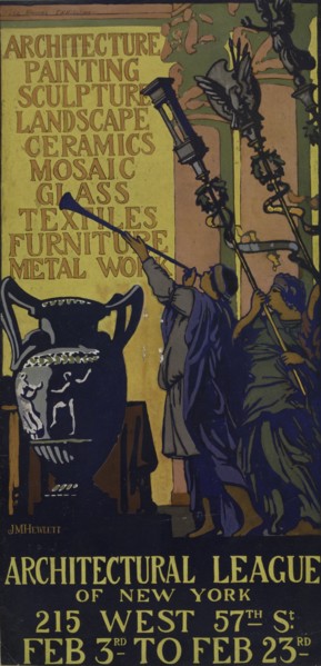 Architectural league of New York, c1887 - 1922.