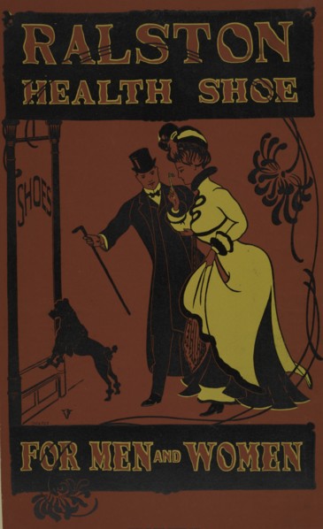 Ralston health shoe for men and women, c1895 - 1917.