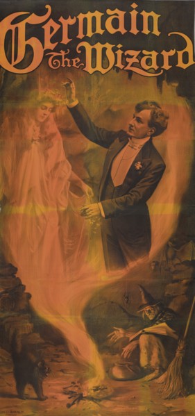 Germain the Wizard, c1908. [Publisher: Schmitz-Horning Co. Lithographers]