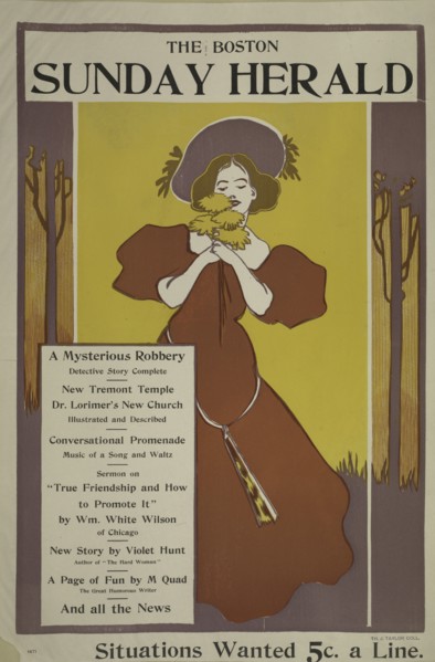 The Boston Sunday herald, c1893 - 1897.