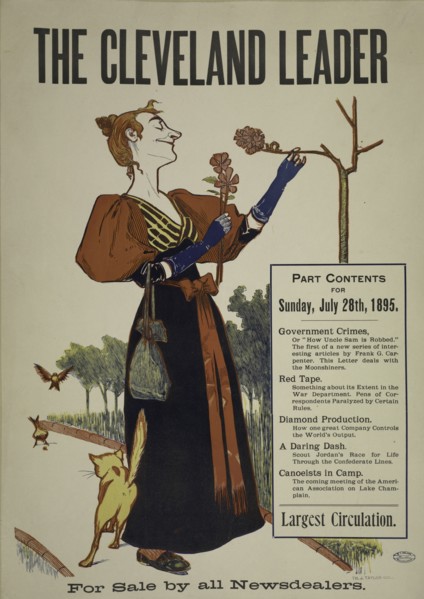 The Cleveland leader. Sunday, July 28th, 1895, c1893 - 1897.