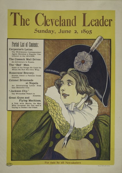 The Cleveland leader. Sunday, June 2, 1895, c1893 - 1897.