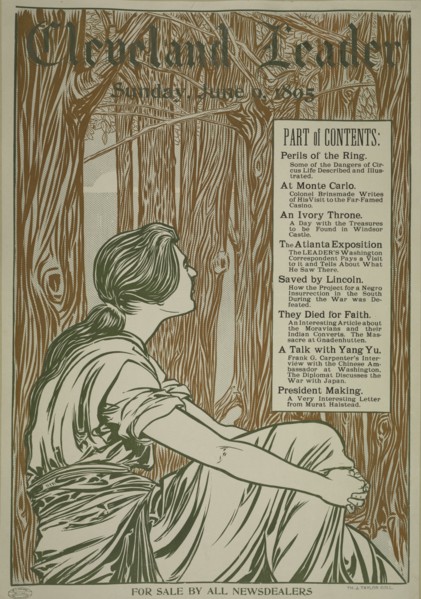 Cleveland leader. Sunday, Jun 9, 1895, c1893 - 1897.