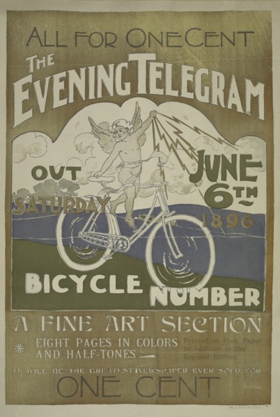 The evening telegram. Saturday June 6th 1896, c1893 - 1897.