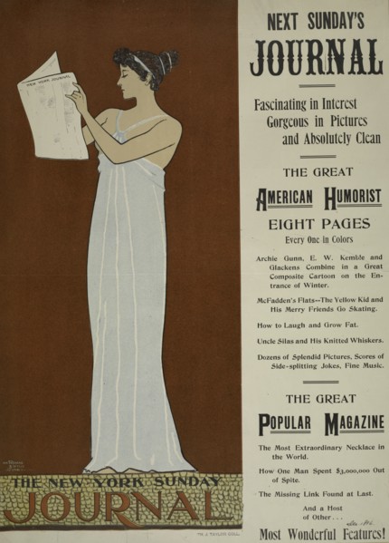 The New York Sunday journal. Dec. 1896, c1893 - 1897.