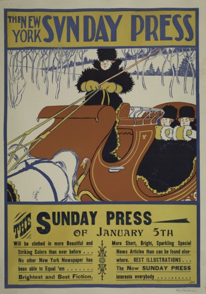 The New York Sunday press. January 5th. 1896, c1893 - 1897.