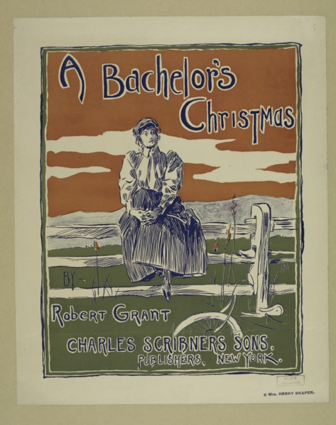 A bachelor's Christmas, c1895 - 1911. Originally published: 1895