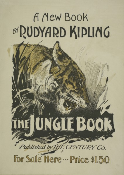 A new book by Rudyard Kipling. The jungle book, c1895 - 1911. Published: 1894