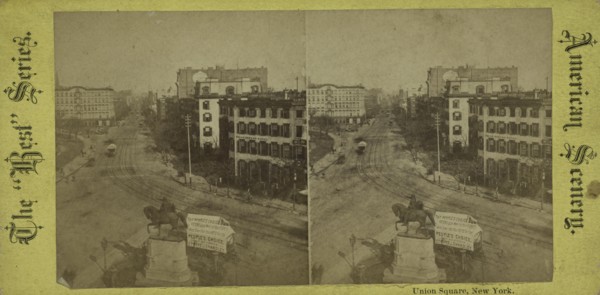 Union Square, New York, c1850-1930.   Additional Title(s): American scenery, the Best series.