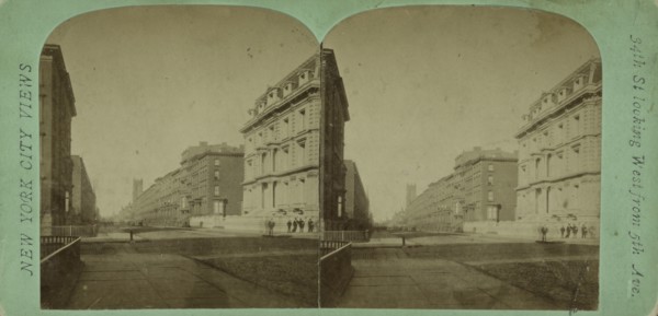 34th Street looking west from 5th Ave, c1850-1930.   Additional Title(s): New York City views.