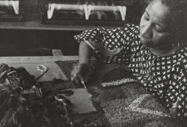 Female student, art class at Harlem Community Art Center, 1938.