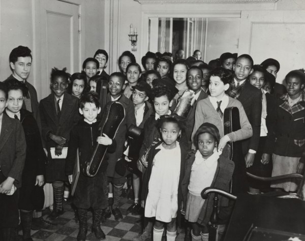 Music class students, 1938.