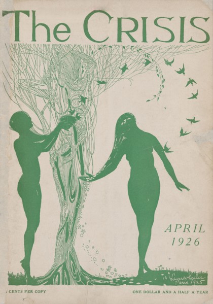 The Crisis: a record of the darker races, April 1926 [Cover], 1926-04.