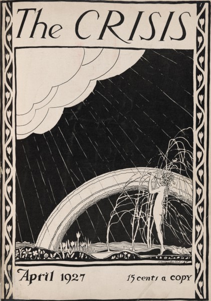 The Crisis: a record of the darker races, April 1927 [Cover], 1927-04.