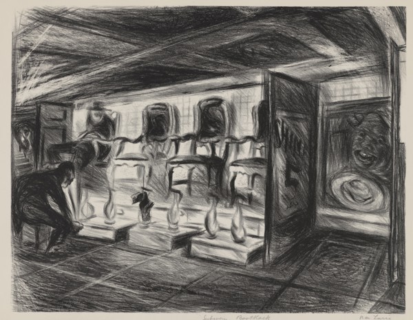 Subway Bootblack, ca.1935 - 1943.