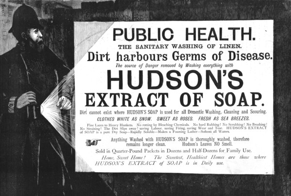 ''Hudson's Extract of Soap.', 1891. Creator: Unknown.