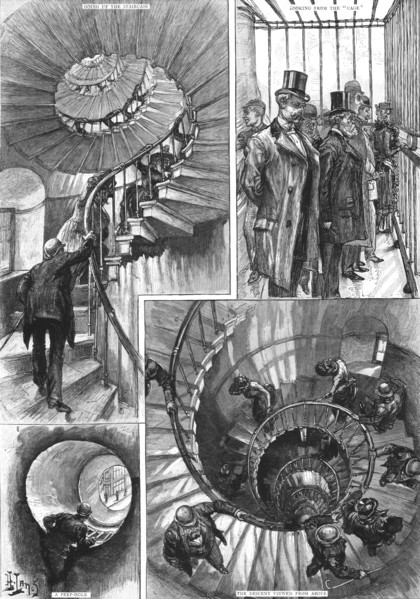 ''The Monument of London', 1891. Creator: Henri Lanos.
