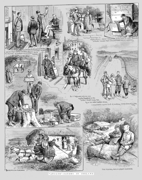 '"Angler" - Saxons in Ireland', 1891. Creator: Unknown.