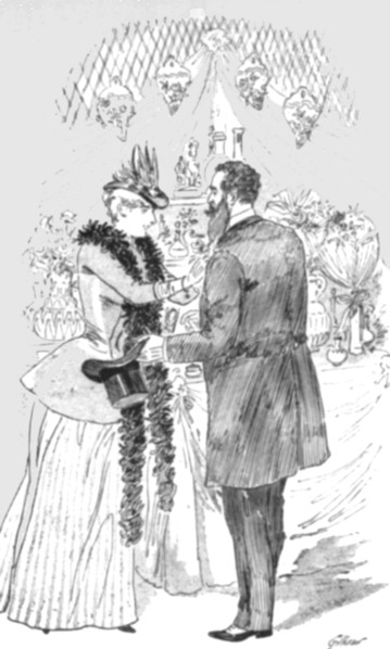 ''The Paris Season - drawn by Mars; At a Charity Bazaar', 1891. Creator: Mars.