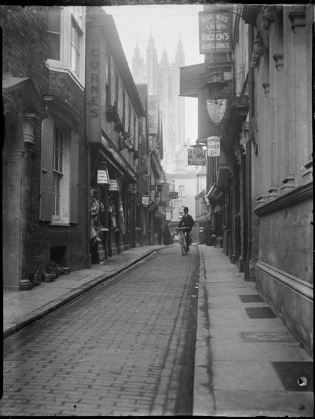 Butchery Lane, Canterbury, Kent, 1904. Creator: Katherine Jean Macfee.