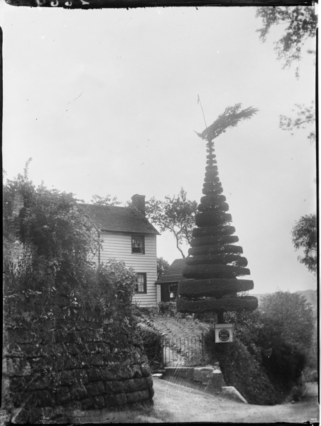 Ashurst Post Office, Ashurst Hill, Speldhurst, Tunbridge Wells, Kent, 1911. Creator: Katherine Jean Macfee.