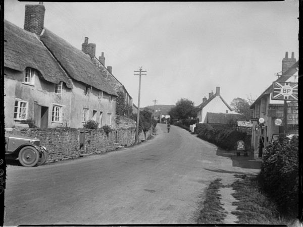 Main Street, Chideock, West Dorset, Dorset, 1925. Creator: Katherine Jean Macfee.
