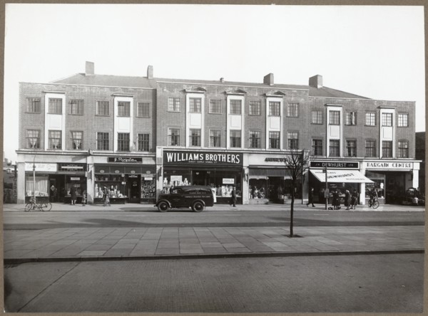 2-12 Church Road, Ashford, Spelthorne, Surrey, 1939-1950. Creator: Healey and Baker.
