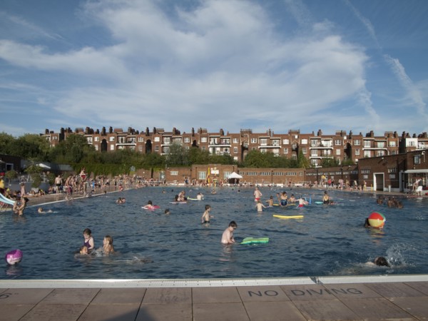 Parliament Hill Fields Lido, Gordon House Road, Gospel Oak, Camden, London, 2012. Creator: Simon Inglis.