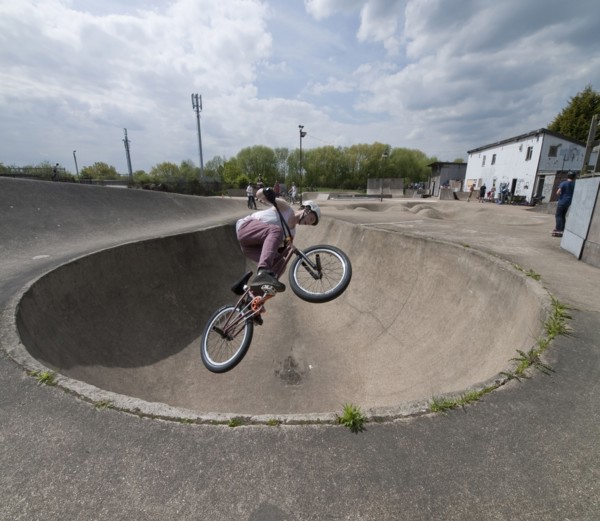 The Rom skatepark, Hornchurch, Havering, London, 2013. Creator: Simon Inglis.